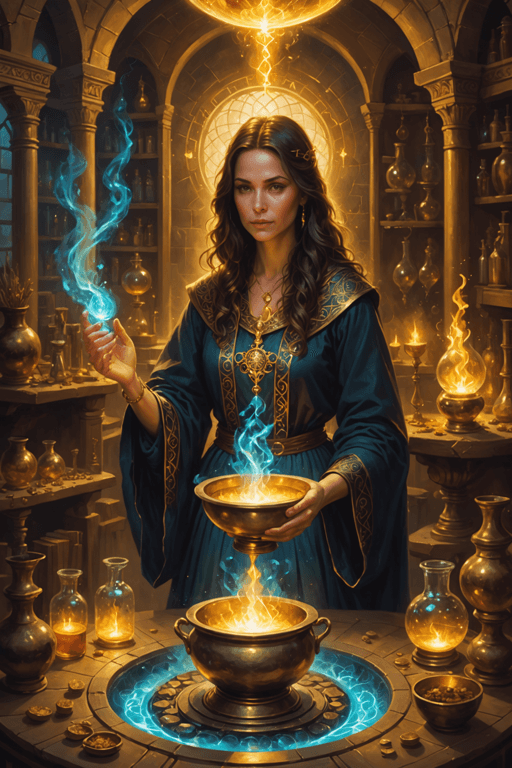 The Alchemist oracle card